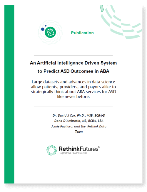 Publication "AI Driven System Predict ASD Outcomes ABA" by RethinkFutures